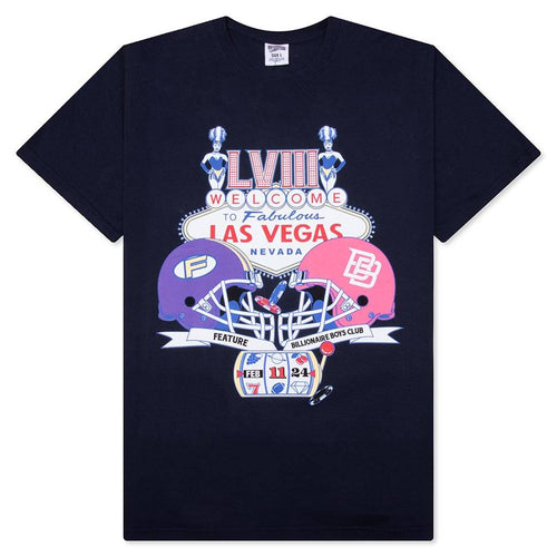 Feature x Billionaire Boys Club Viva Short Sleeve Tee Navy