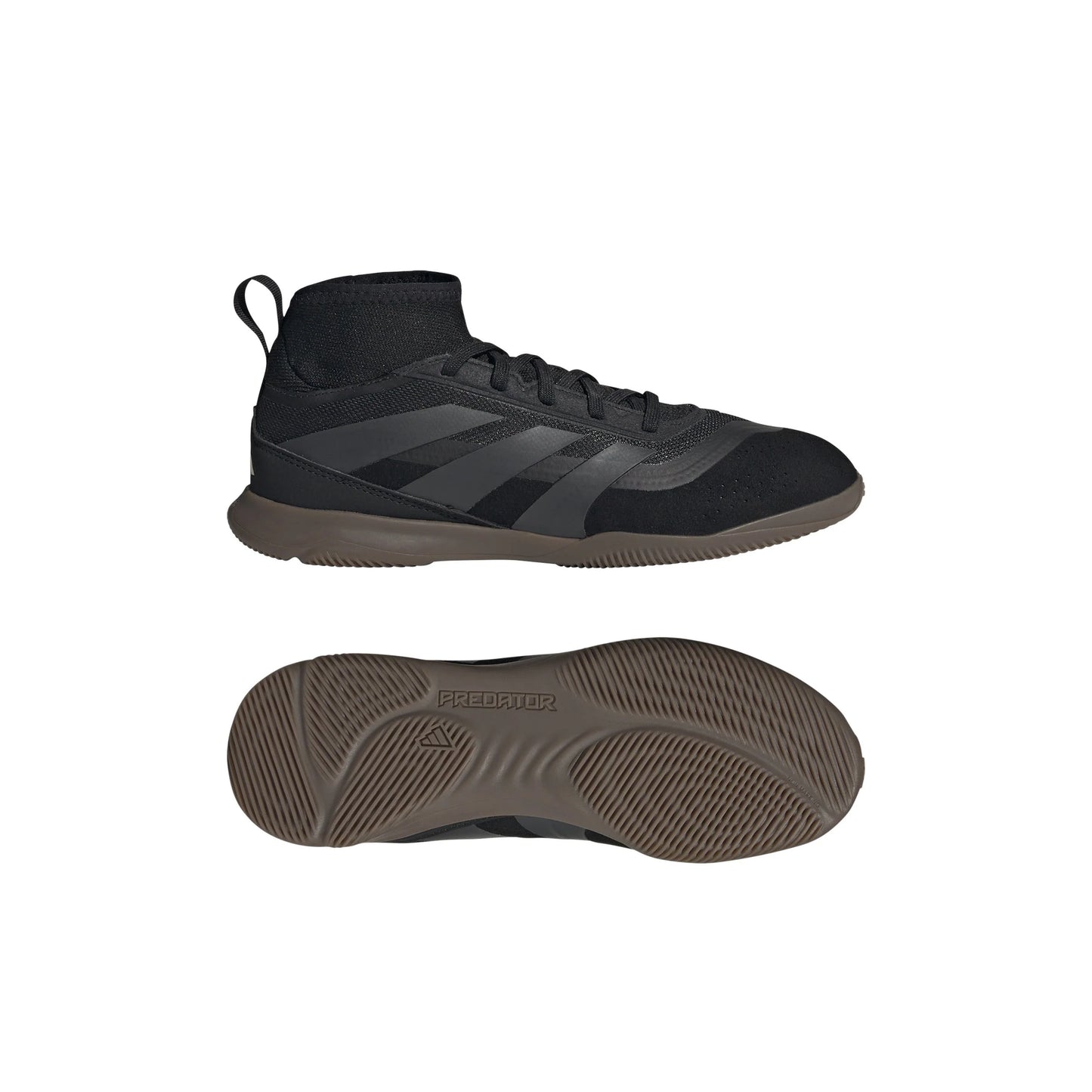 adidas Predator League IN Junior Indoor Soccer Shoes Black Carbon Gold