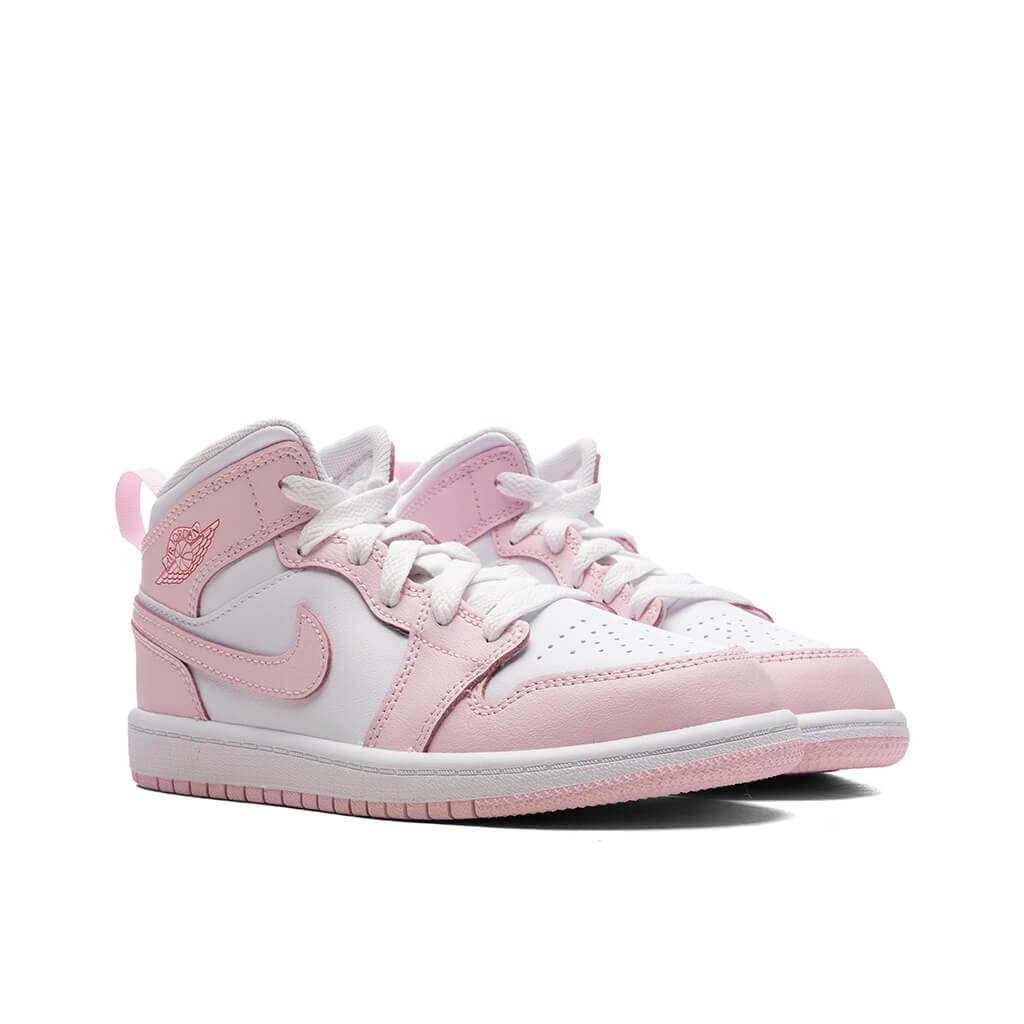 Air Jordan 1 Mid PS Pink Foam White Fire Red