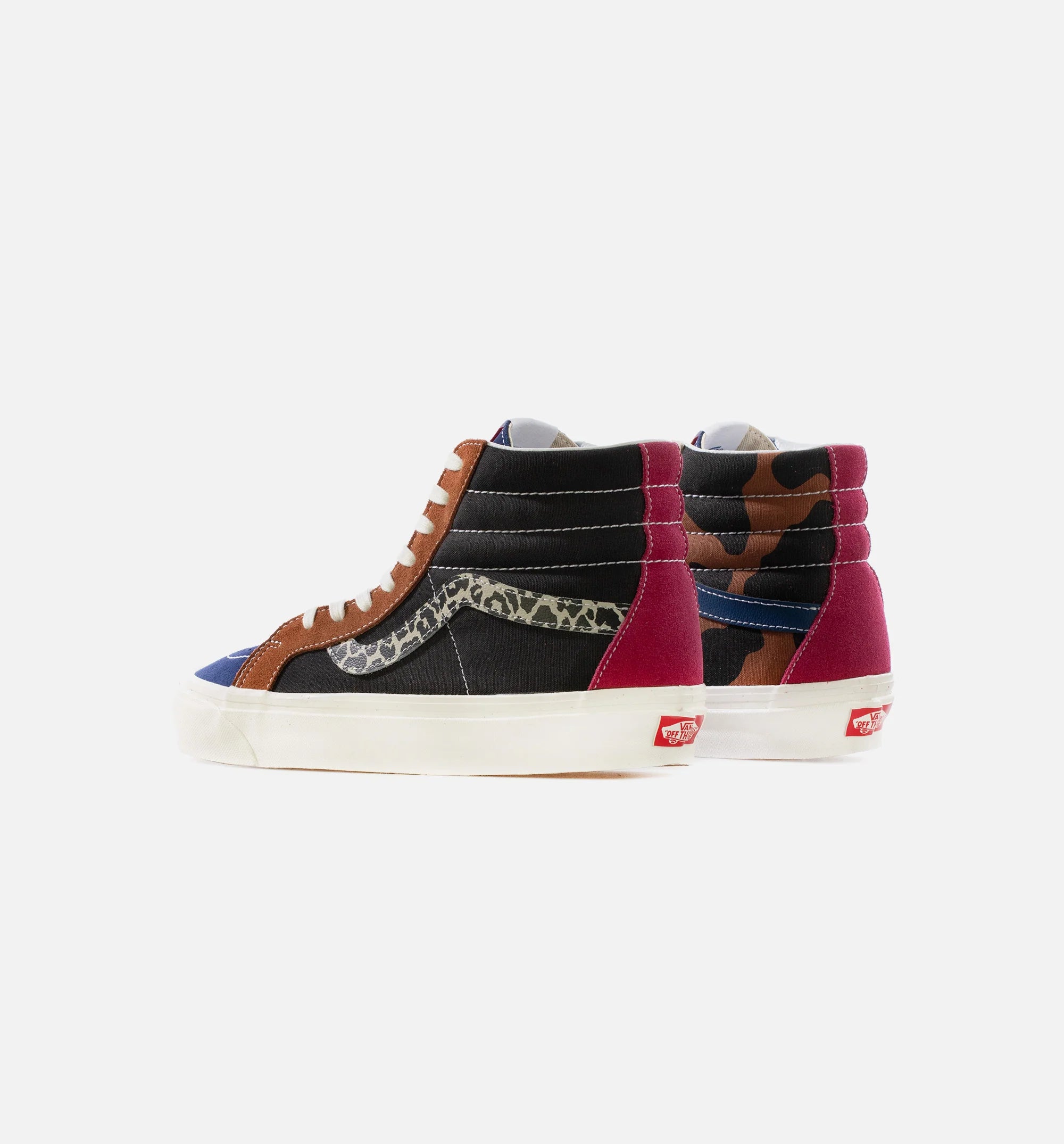 SK8 Hi 38 DX Animal Mix Mens Skate Shoe Animal Mix Black