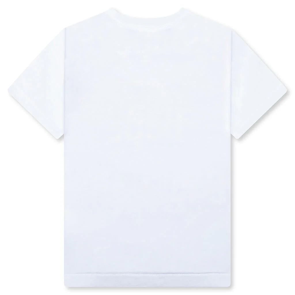 Kids Shark Milo on Bape Tee White Pink