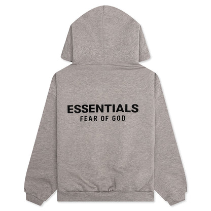 Kids Fleece Hoodie Heather Gray