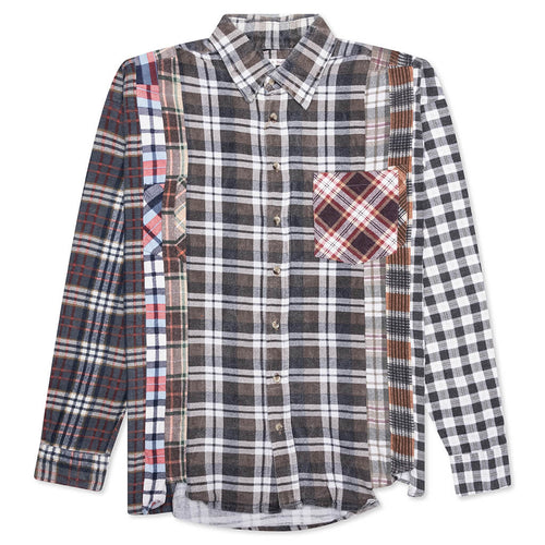 7 Cuts Flannel Shirt Assorted