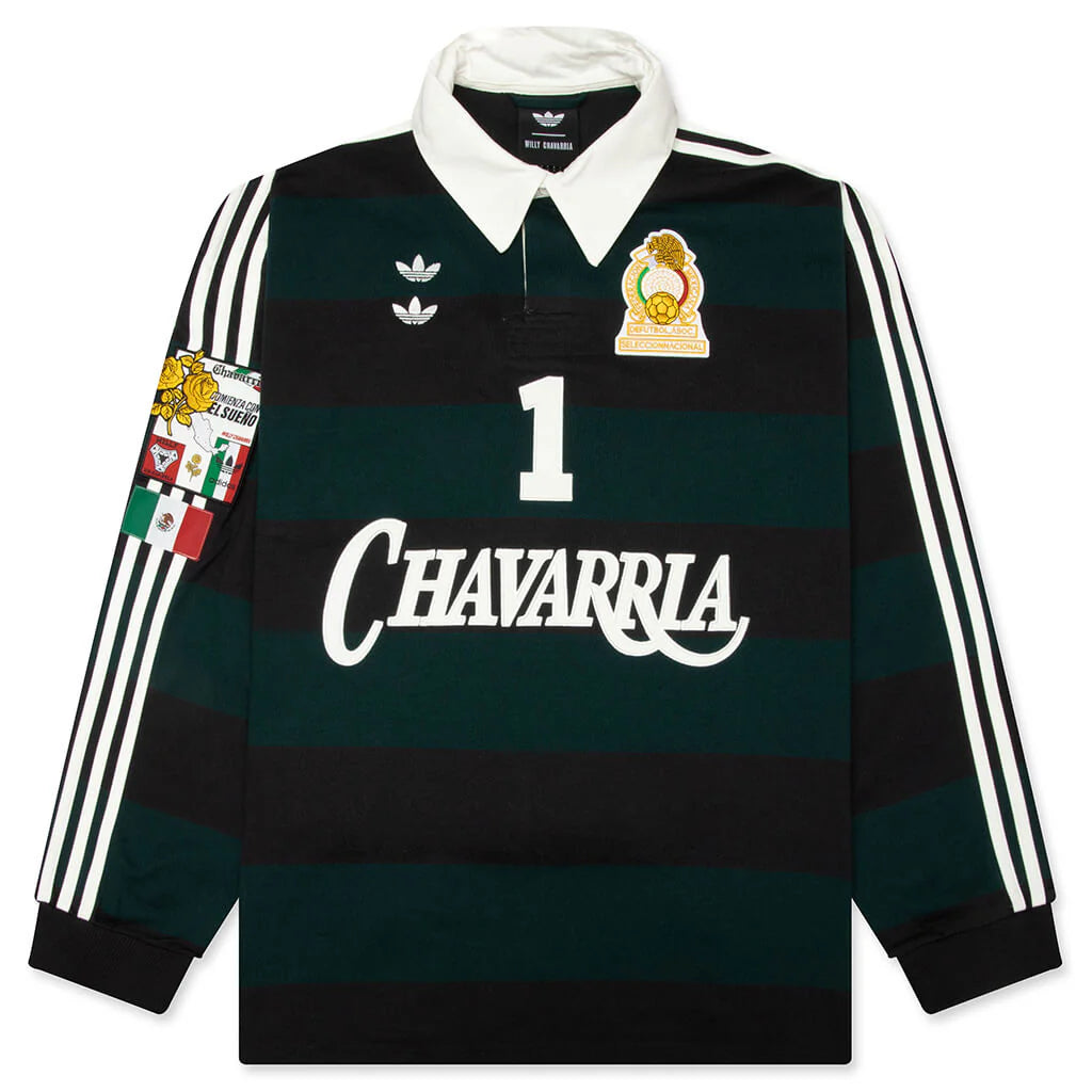 adidas Originals x Willy Chavarria Rugby Black Aurora Ivy