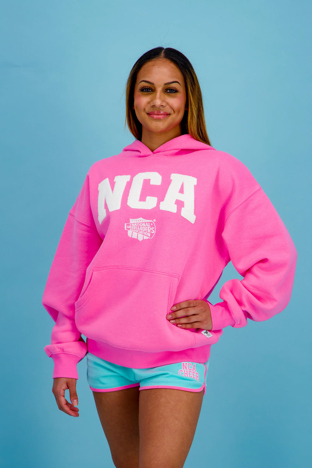 NCA Pink Blitz Chenille Hoodie