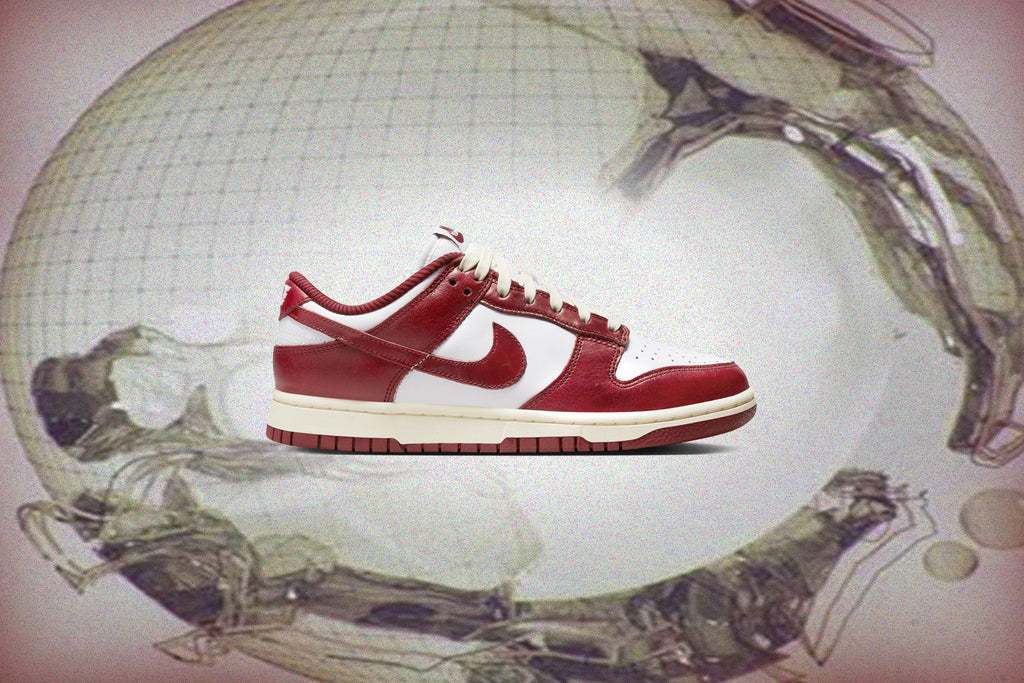 Dunk Low Premium Womens Team Red and White White Team Red Coconut Milk