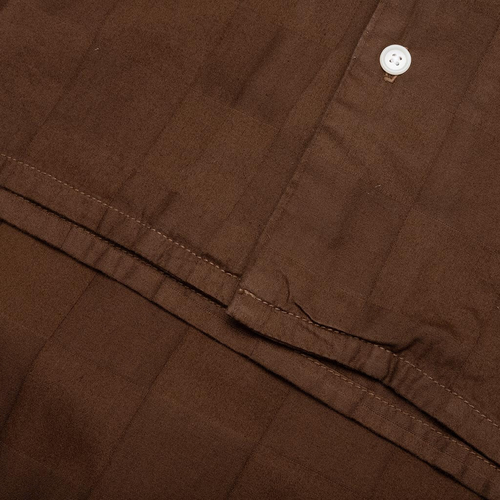 Checkered Sport Shirt Chocolate