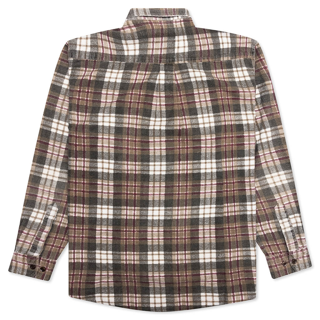 Ribbon Flannel Shirt Assorted