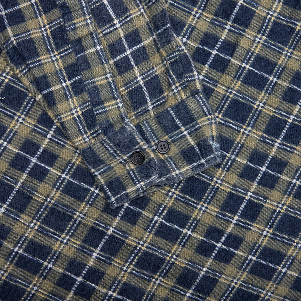 Ribbon Flannel Shirt Assorted