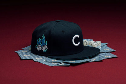 Feature x New Era Flaming Dice 59FIFTY Fitted Chicago Cubs