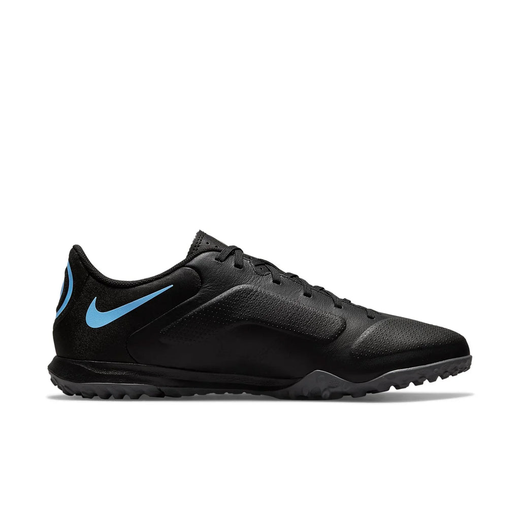 Nike Tiempo Legend 9 Academy TF Turfs Soccer Cleats Black Black Iron Grey