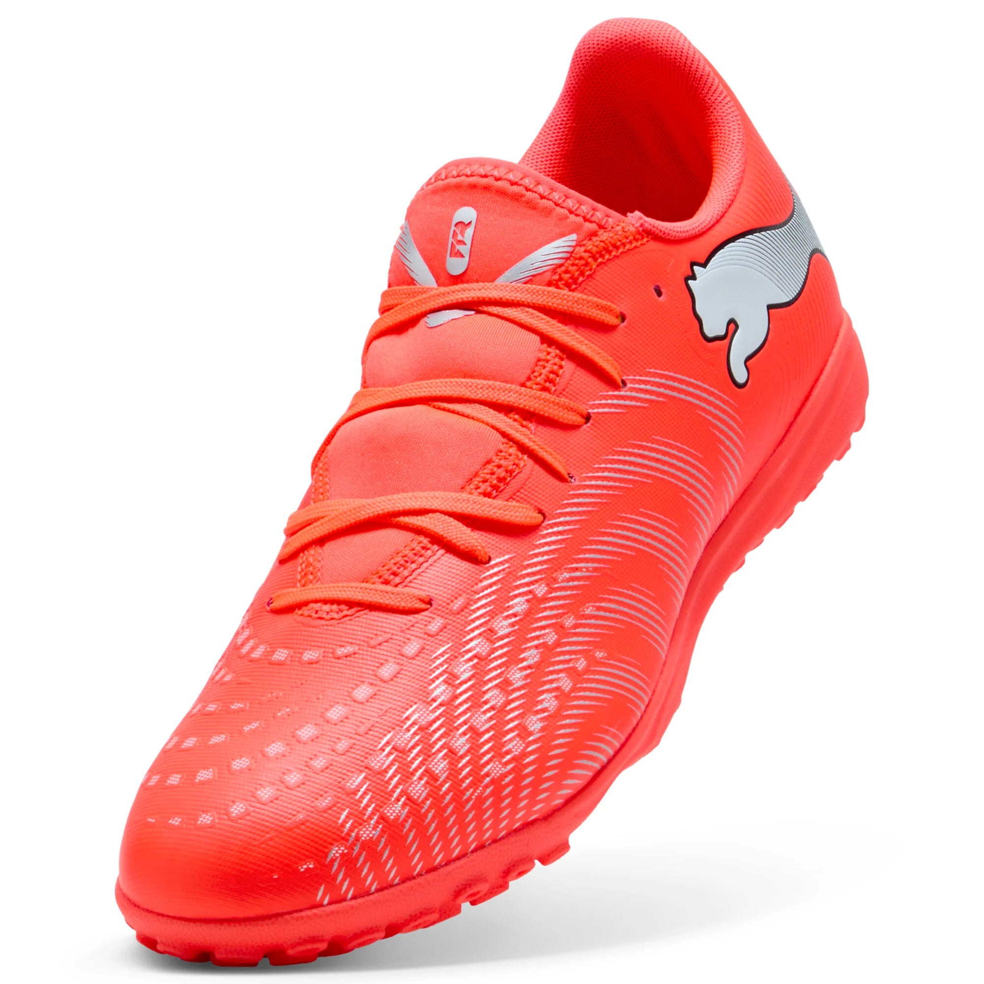 PUMA Future 9 Play TT Turf Mens Soccer Cleats Red White Black