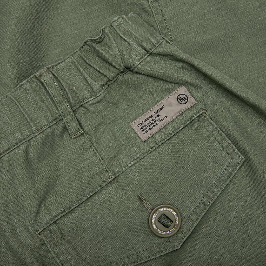 Wide Cargo Short Pants Olive Drab