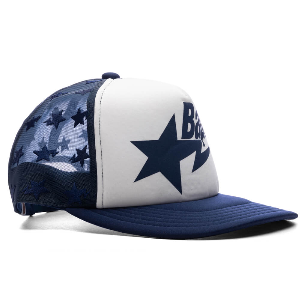 Bape STA Mesh Cap Navy