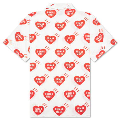 Heart Aloha Shirt White