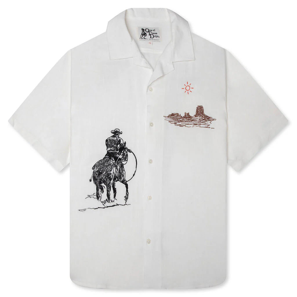Tomorrow Has Already Spoken Camp Shirt Bone