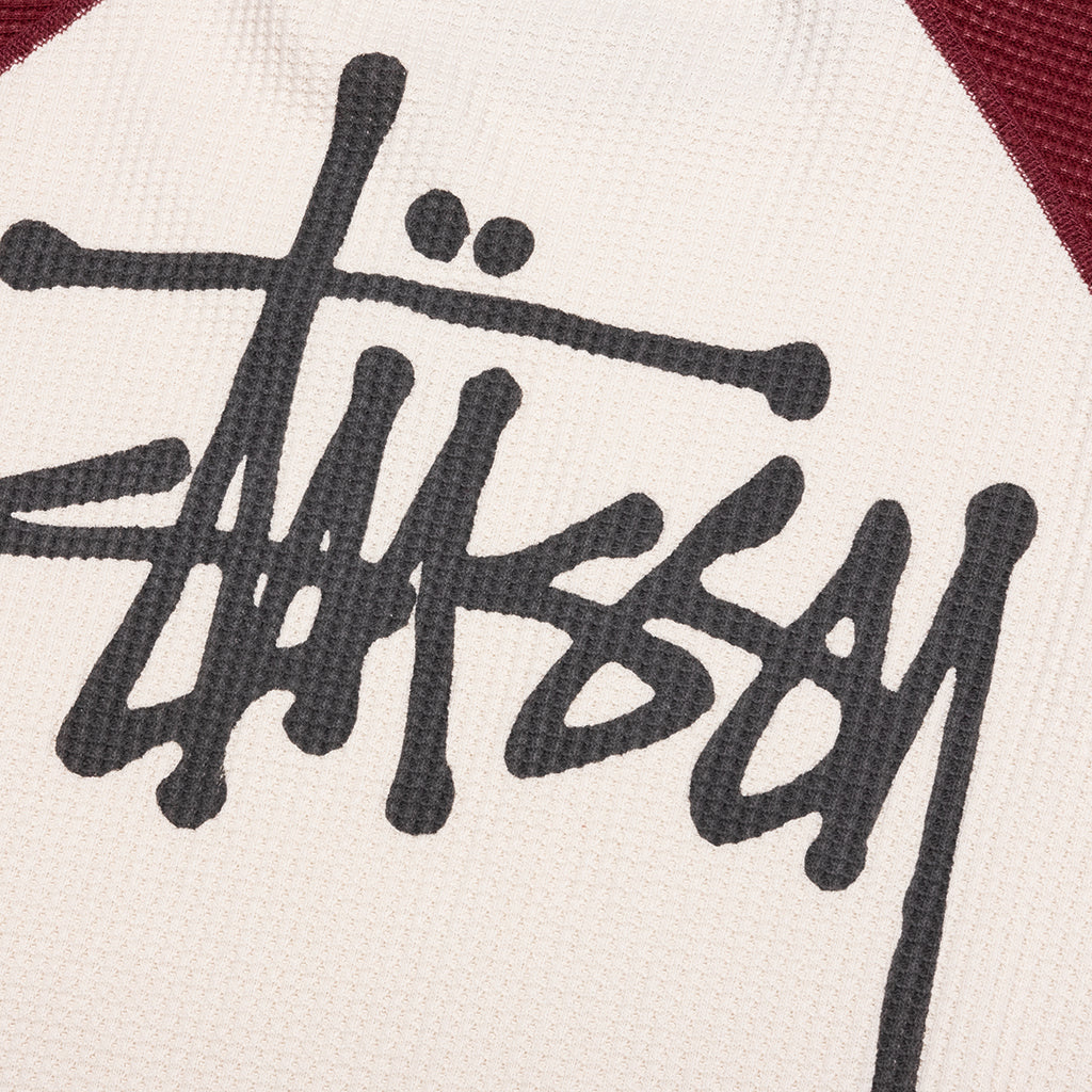 Raglan Thermal 2 Tone Off White