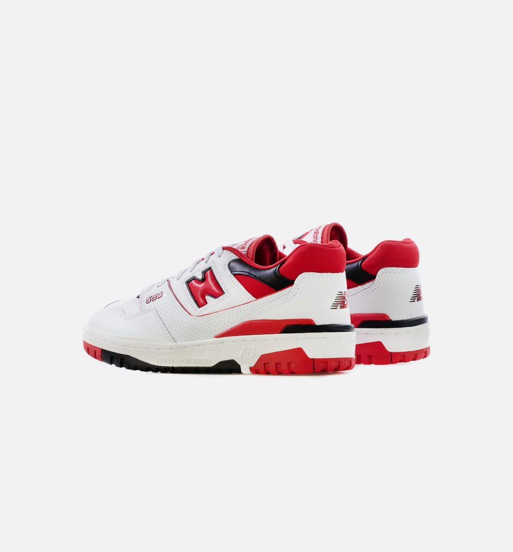 550 White Red Mens Lifestyle Shoe White Red
