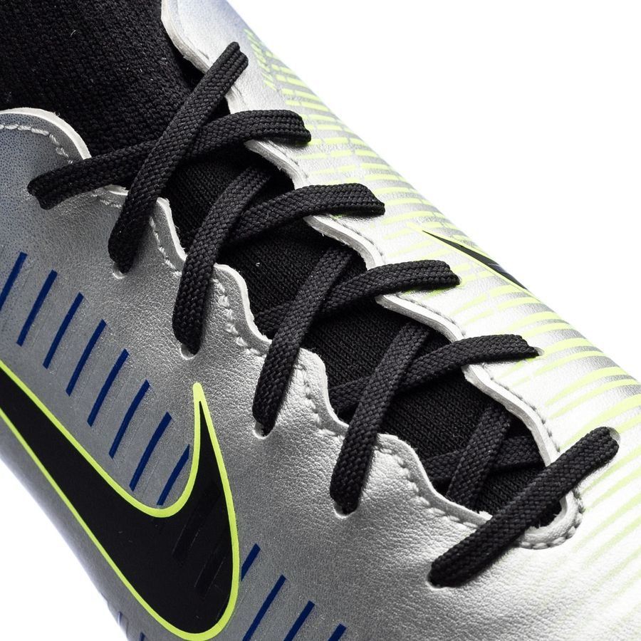 Nike Kids Neymar Jr Mercurial Victory VI Dynamic Fit FG Firm Ground Football Boot Racer Blue Black Volt