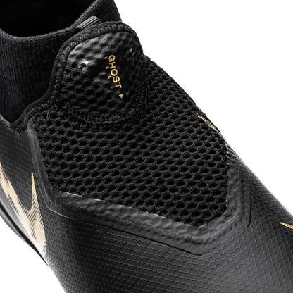 Nike JR Phantom Vision Academy TF Turf Soccer Cleats Black Gold