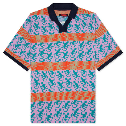 Gecko Jacquard Polo Multi