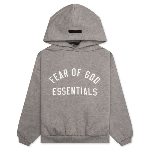 Kids Fleece Hoodie Heather Gray