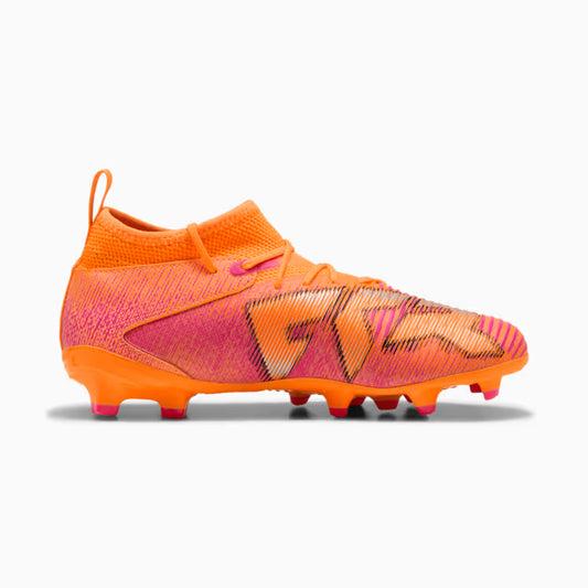 PUMA Future 8 Match FG AG Youth Soccer Cleats Orange Black