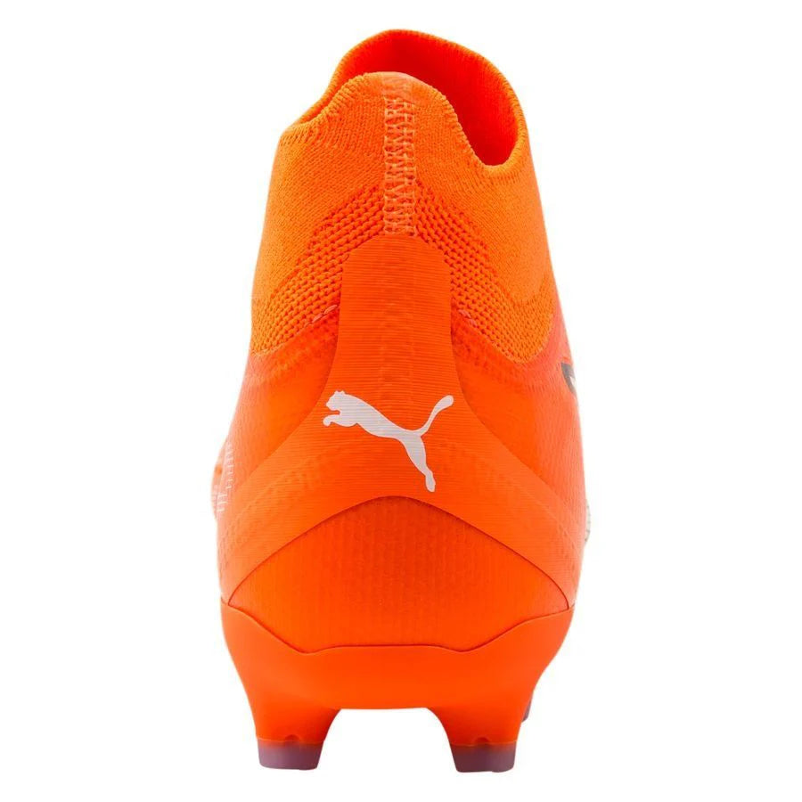 PUMA Ultra Pro FG AG Firm Ground Soccer Cleats Ultra Orange White Blue Glimmer