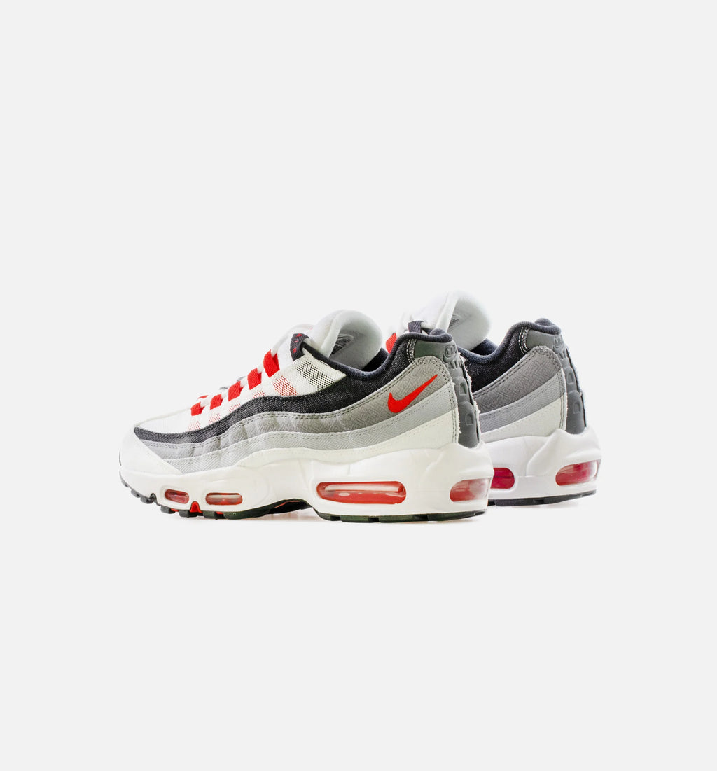 Air Max 95 Japan Mens Running Shoe Summit White Off Noir Light Smoke Grey Chile Red