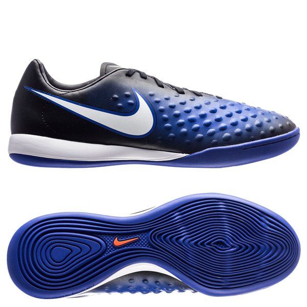 Nike Magista Onda II IC Indoor Soccer Shoes Black White Paramount Blue