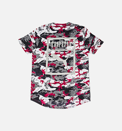 Puma X Trapstar Logo Tee Mens Barbados Cherry Camo