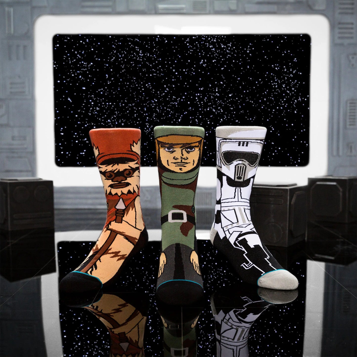 Star Wars Return of the Jedi 3 Pack Socks Black