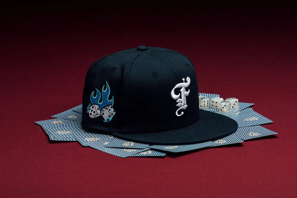 Feature x New Era Flaming Dice 59FIFTY Fitted Feature F
