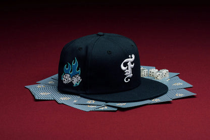 Feature x New Era Flaming Dice 59FIFTY Fitted Feature F