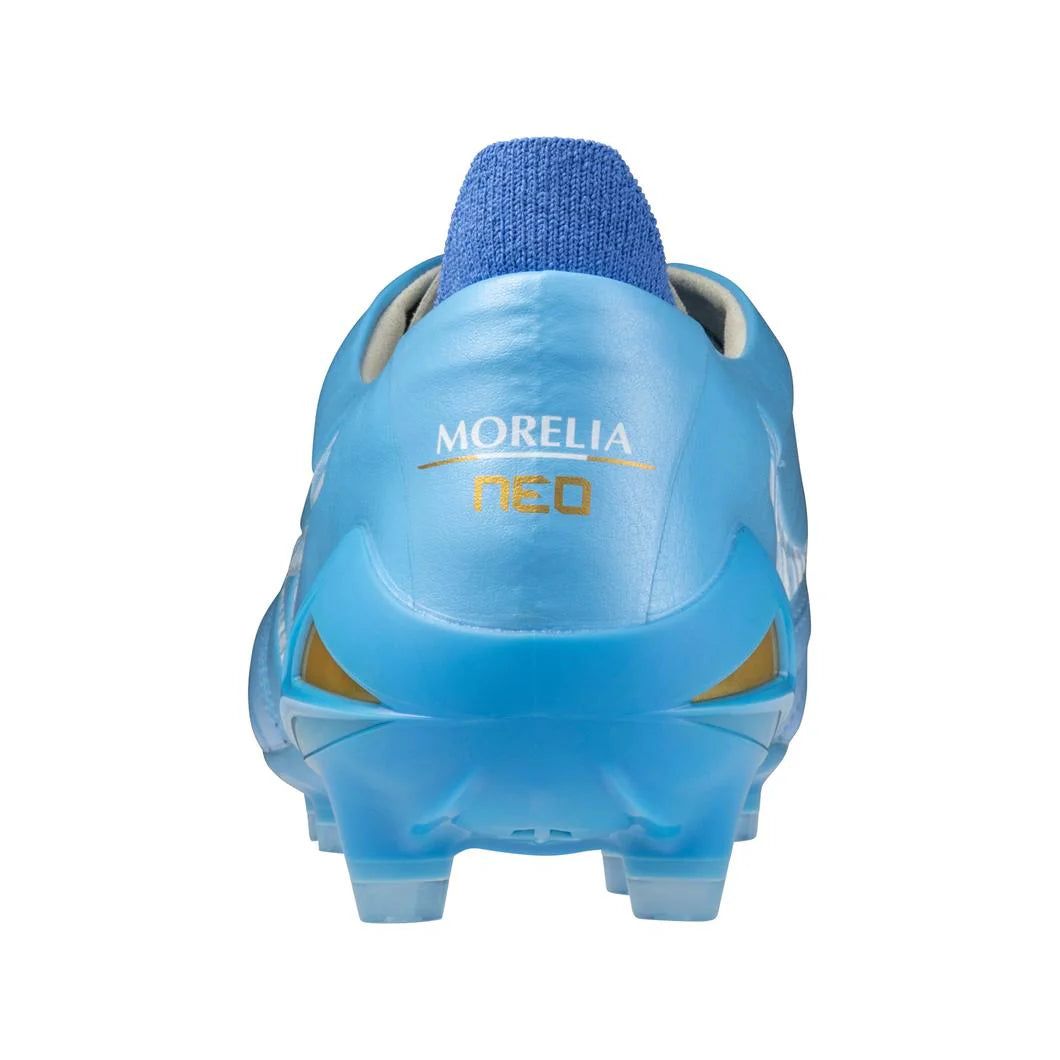 Mizuno Morelia Neo IV Elite FG Firm Ground Soccer Cleats Sky Blue