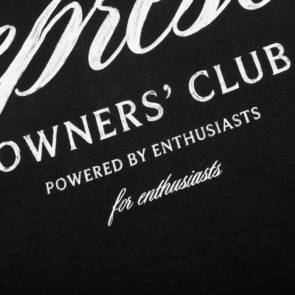 Owners Club Script T Shirt Black