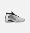 Air Jordan 14 Retro Low Metallic Silver Womens Lifestyle Shoe Silver