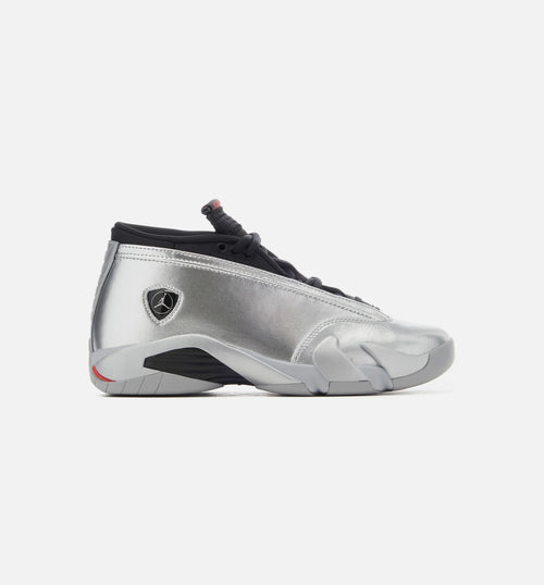 Air Jordan 14 Retro Low Metallic Silver Womens Lifestyle Shoe Silver