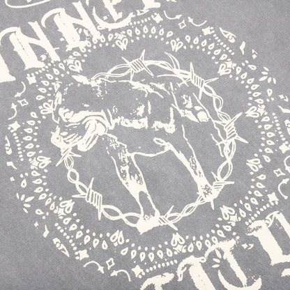 Barbed Wire Pitbull S S Tee Dark Grey