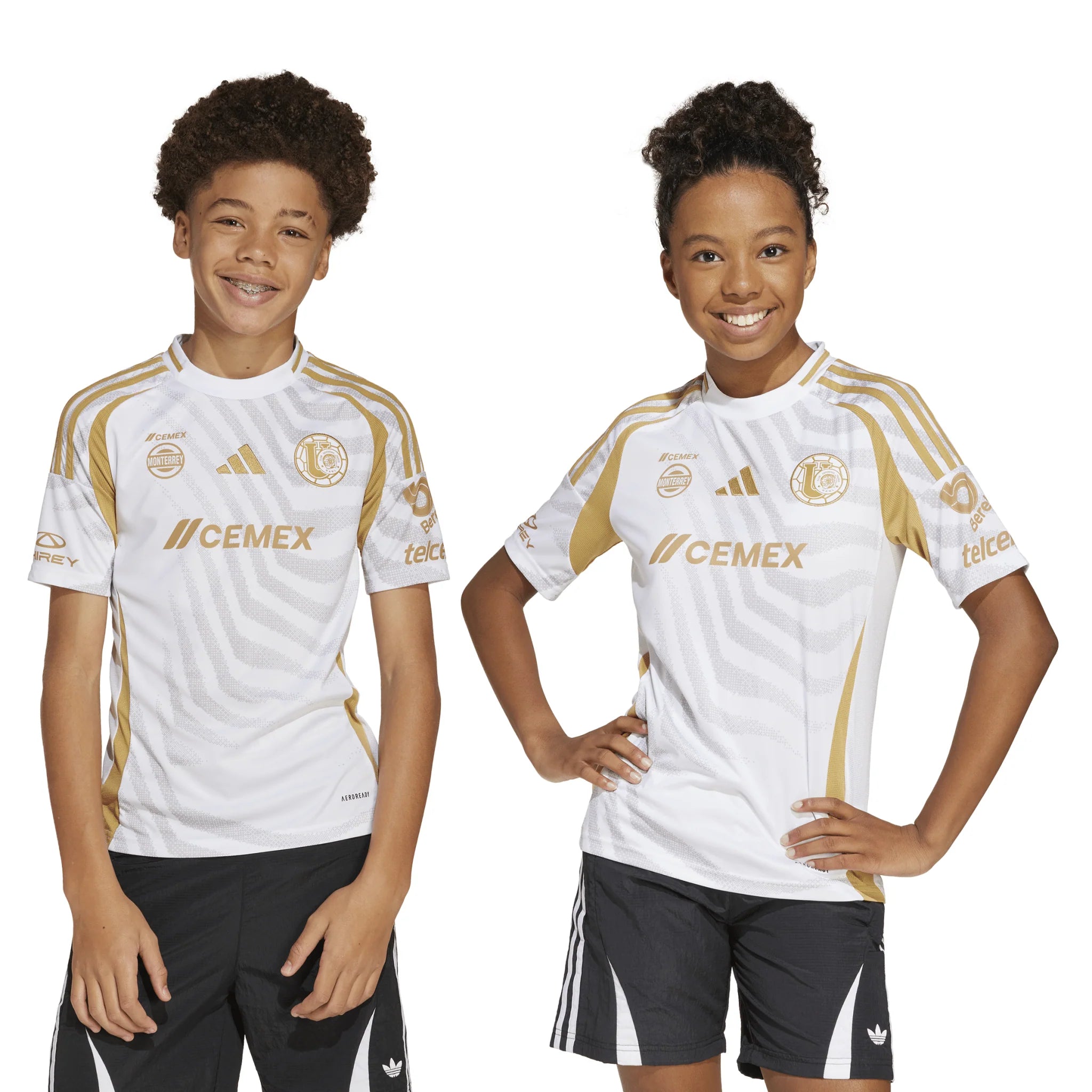 adidas Youth Tigres UANL Third Jersey 24 25 White