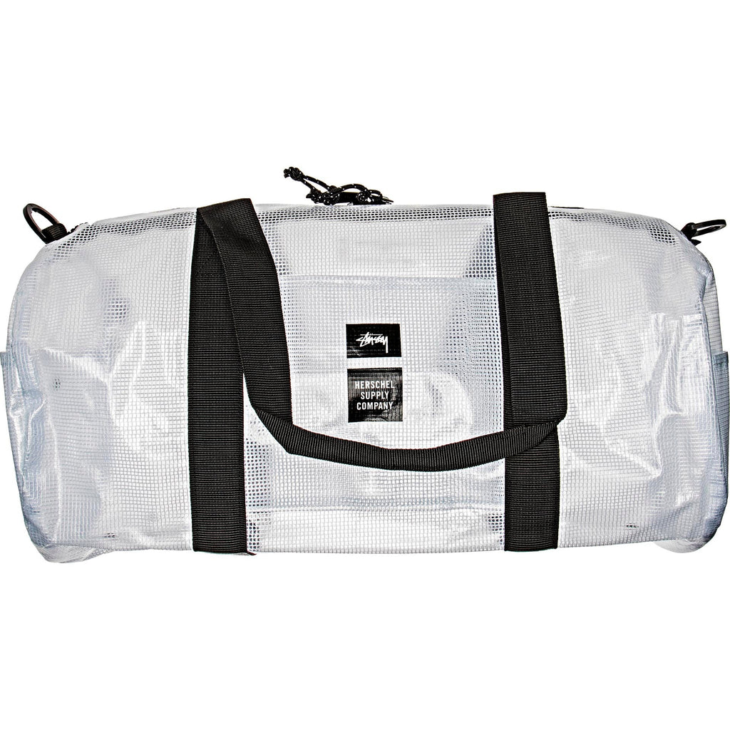 Stüssy X Herschel Clear Tarpaulin Duffle Clear