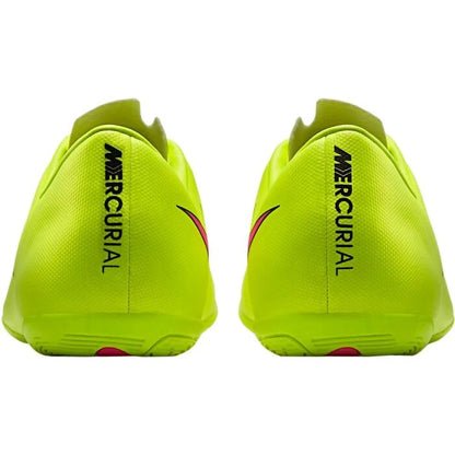 Nike JR Mercurial Victory V IC Youth Indoor Soccer Shoes Volt Black Pink