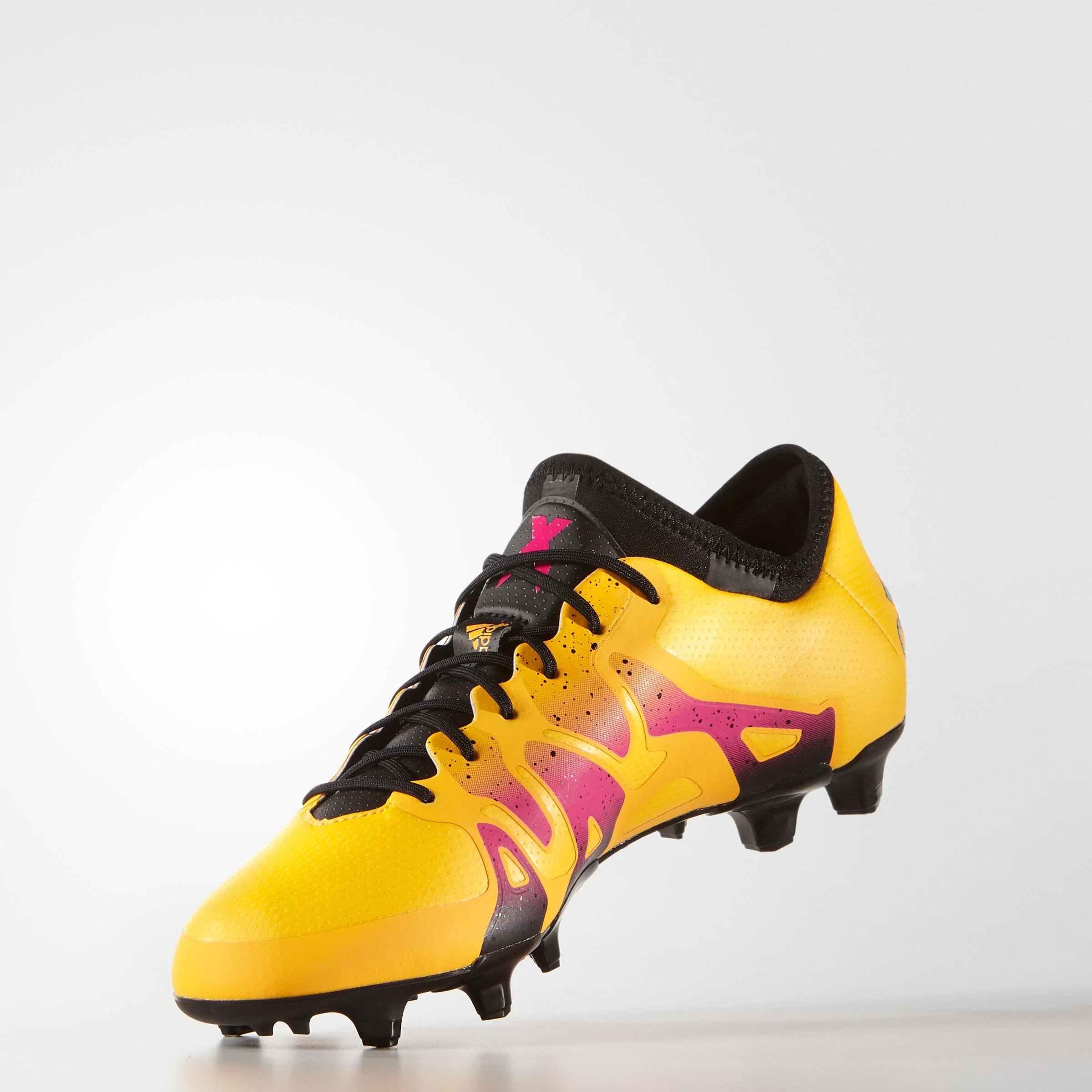 adidas X 151 FG AG Multi Ground Soccer Cleats Solar Gold Black Shock Pink