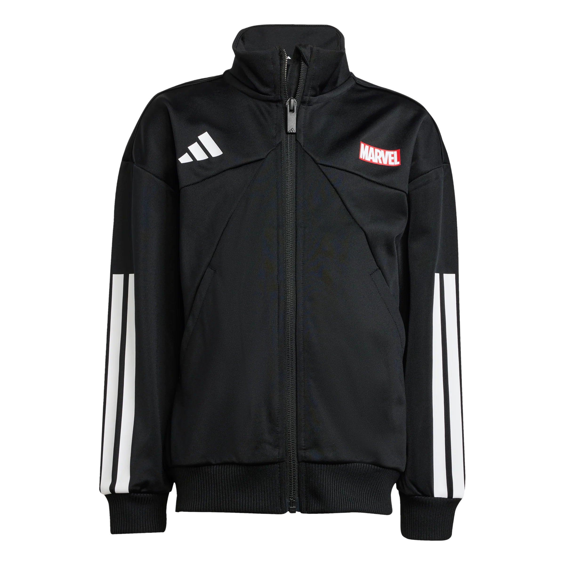 adidas Marvel Spider Man Youth Tiro Suit Black White