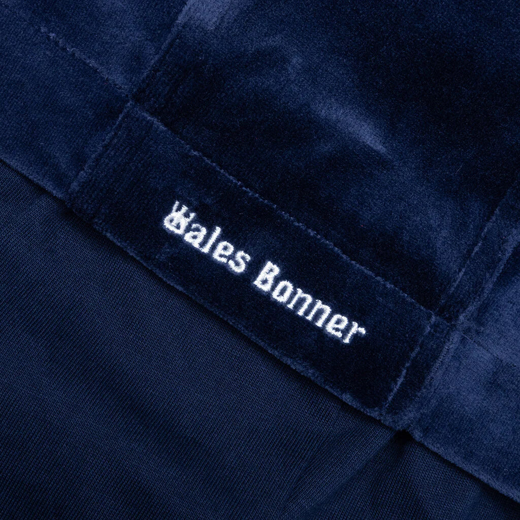 adidas Originals x Wales Bonner Velour Track Jacket Collegiate Navy