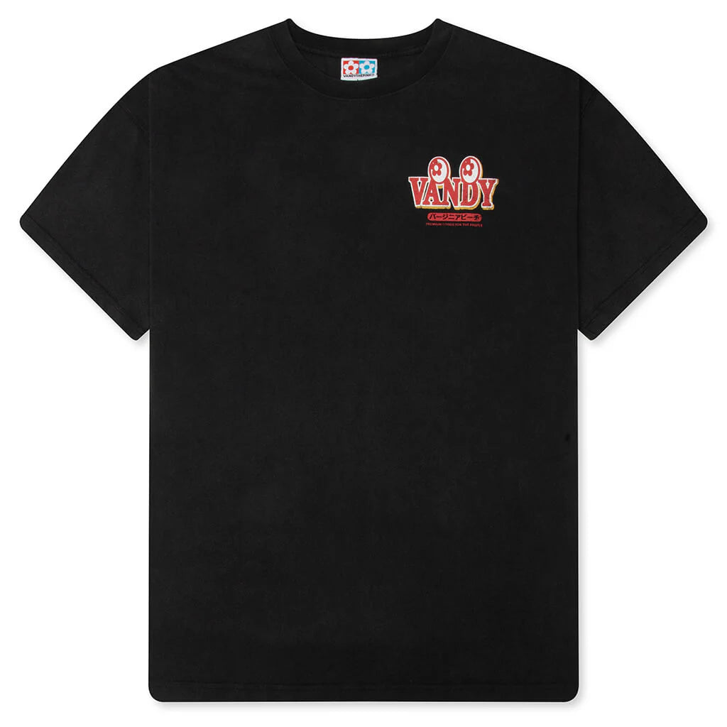 Cup Noodle Eye Logo Tee Washed Black