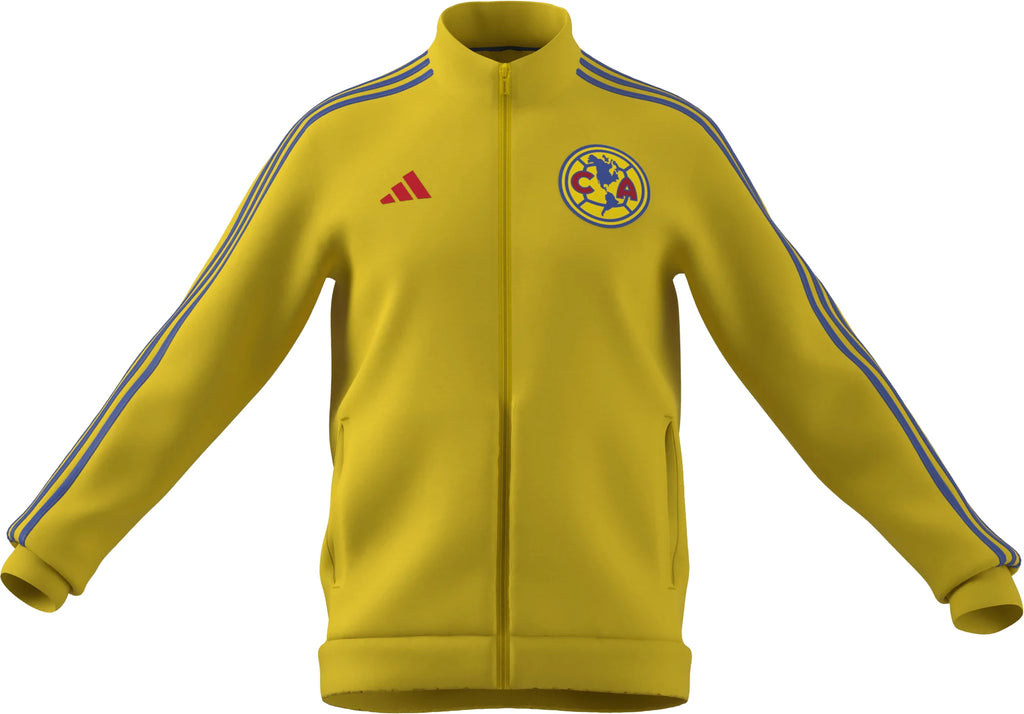 adidas Club America DNA Track Top Mens Soccer Jacket Yellow