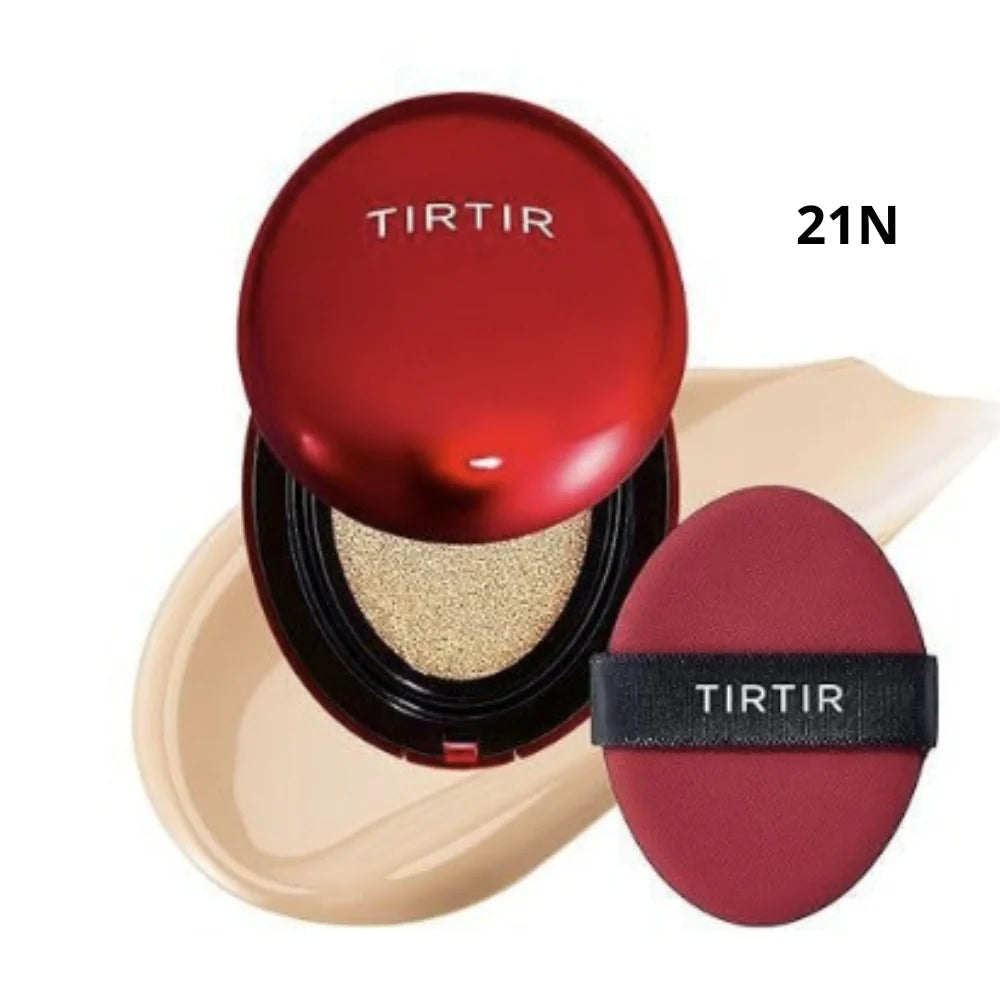 Base Cushion Clareadora TIRTIR Protetor Solar e Maquiagem Longa Duração Original