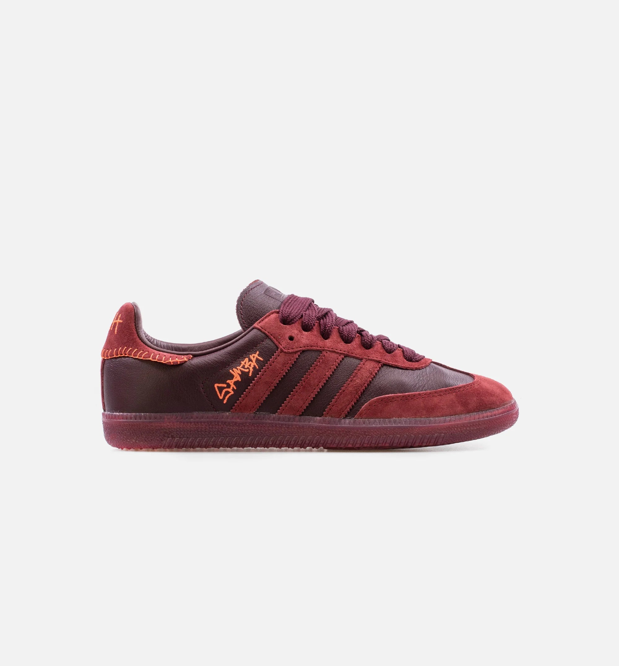 Jonah Hill Samba Mens Lifestyle Shoe Maroon Ecru Tint