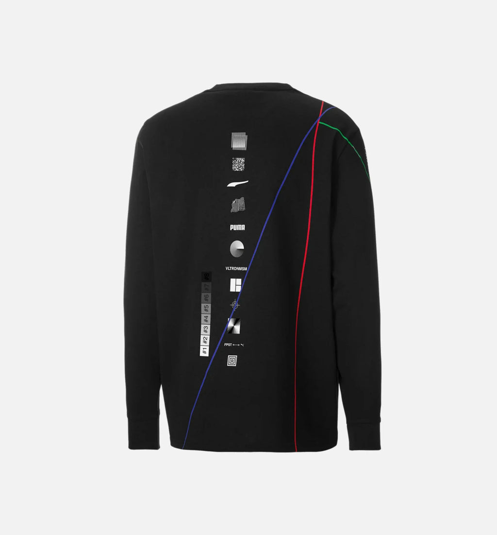 Puma X Felipe Pantone Long Sleeve Mens T Shirt Black